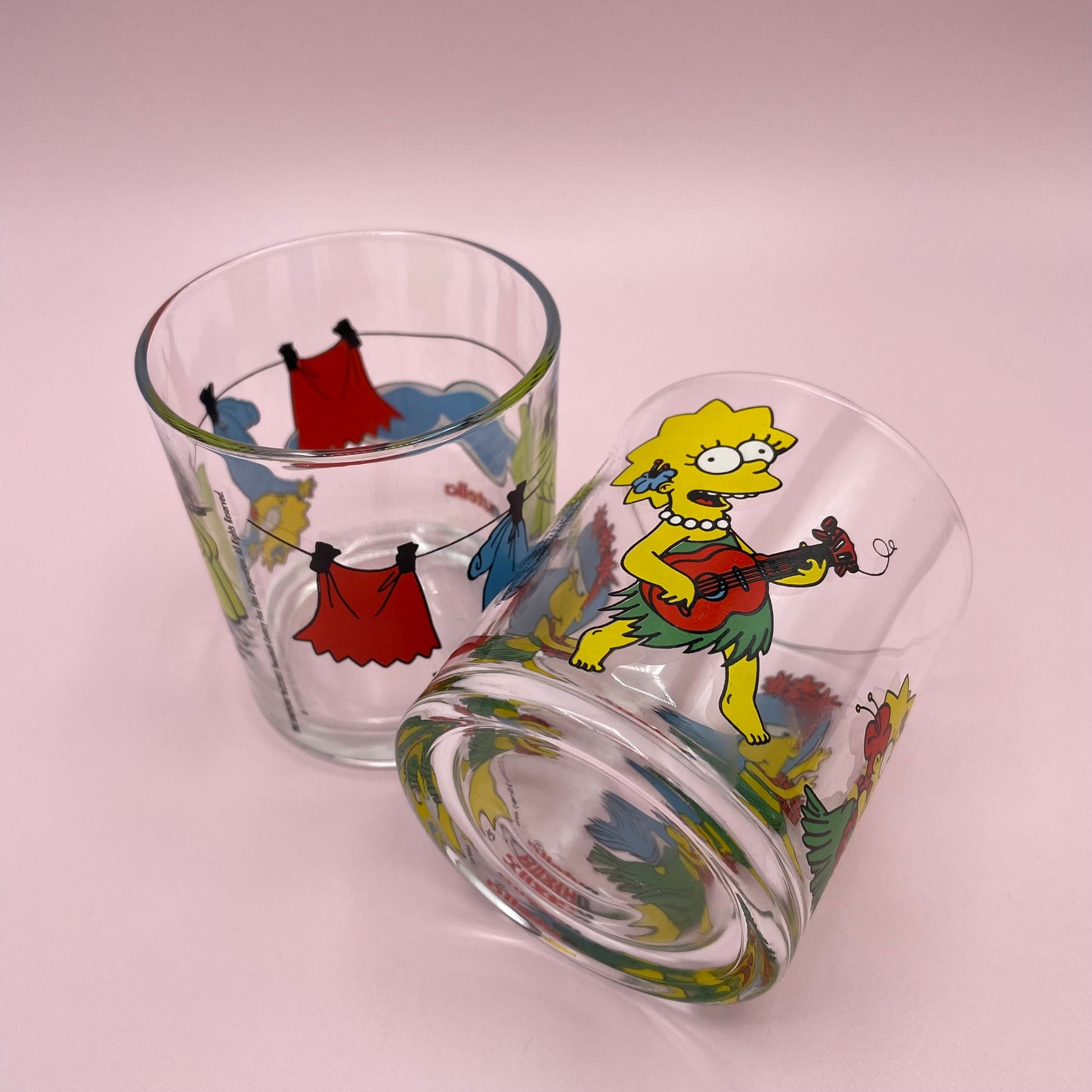 Simpsons Nutella Glasses x2