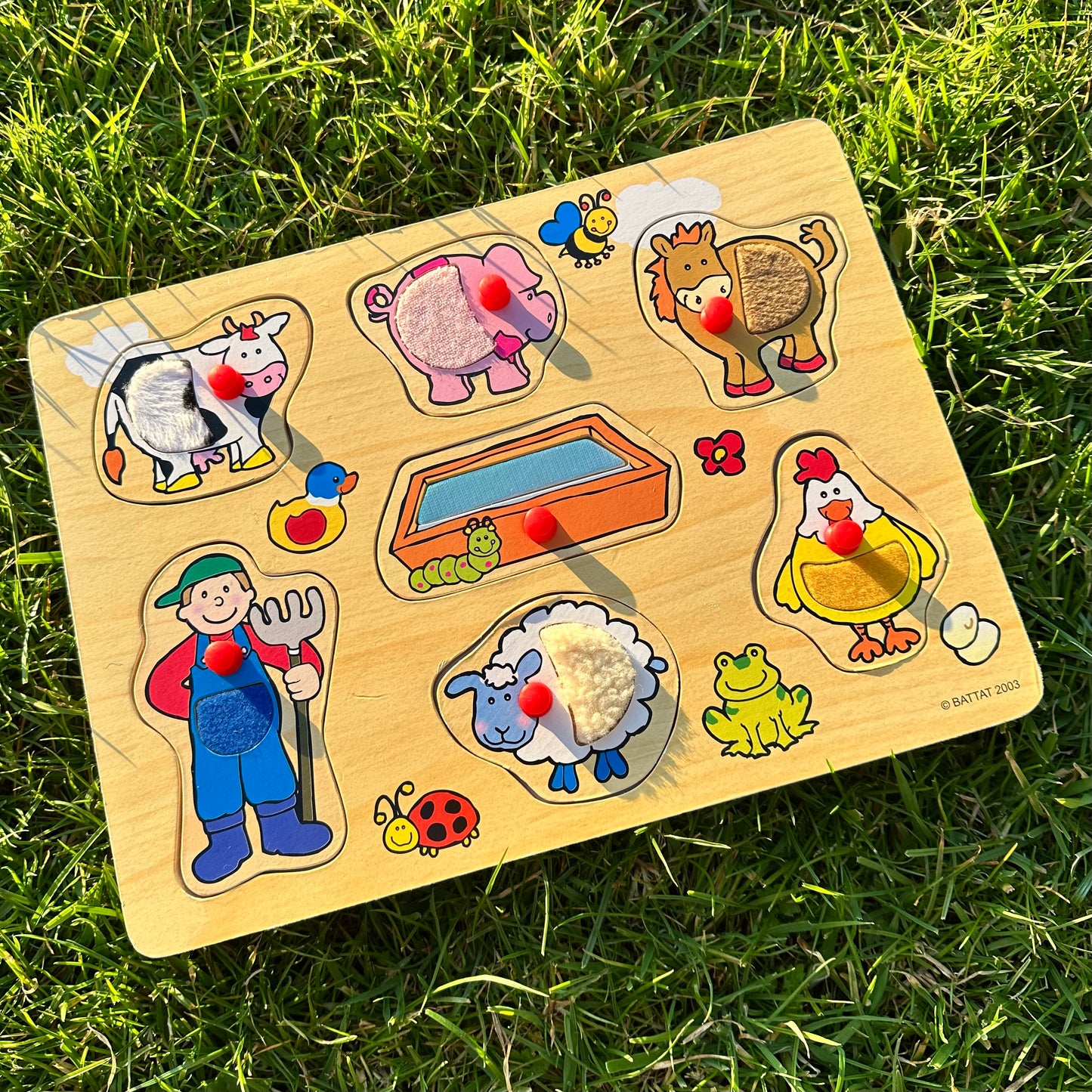 Sensory Touch Wooden Vintage Puzzle