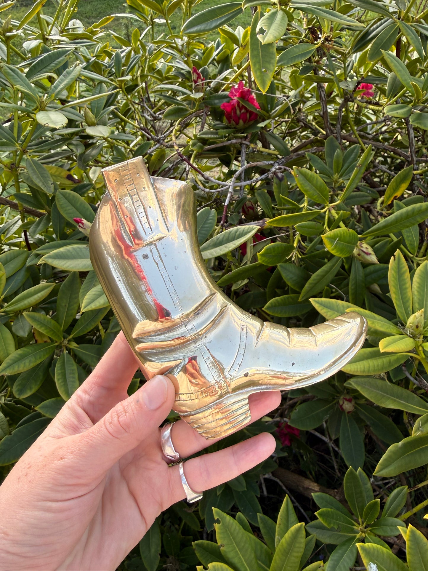Brass Cowboy Boot Small