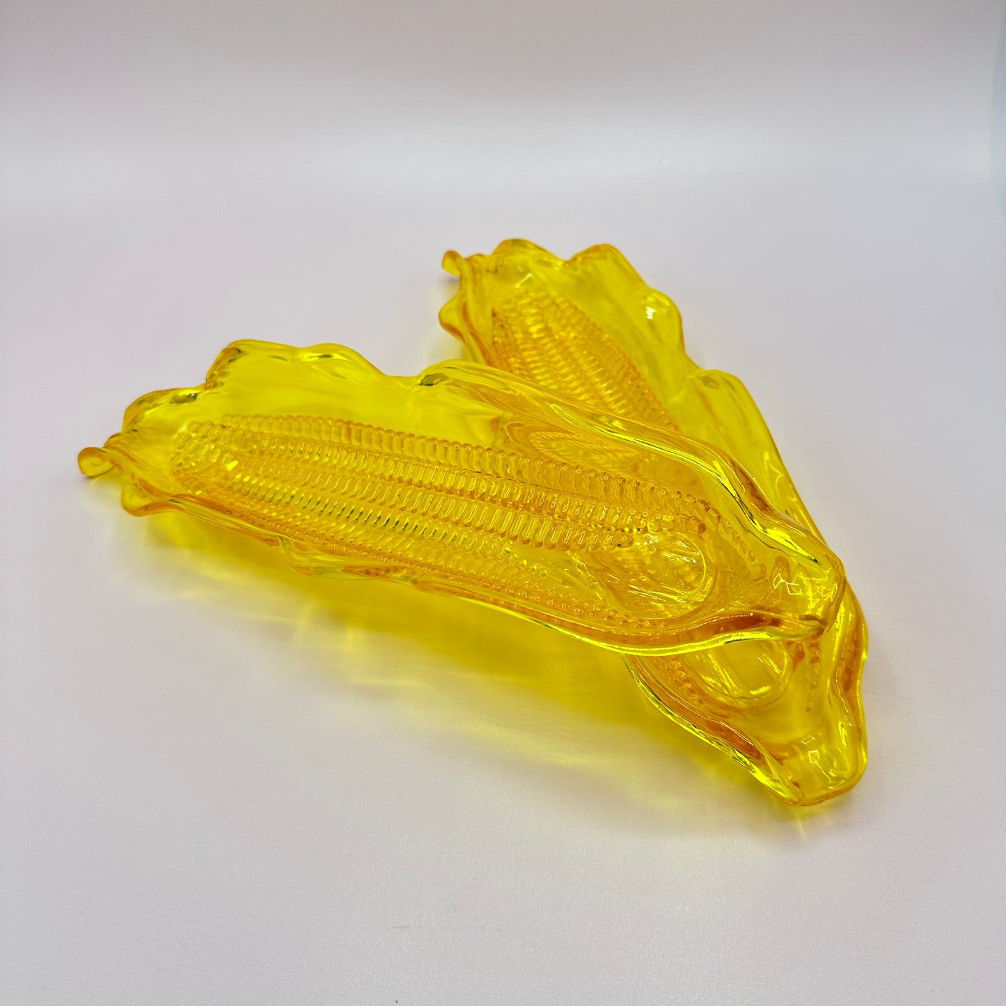 Plastic Yellow Corn Dishes