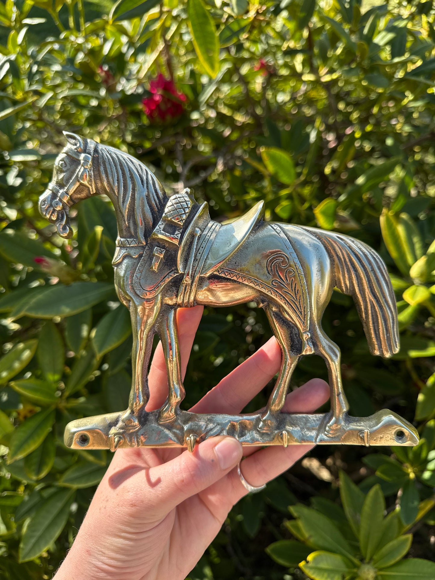 Brass Horse Hooks Single