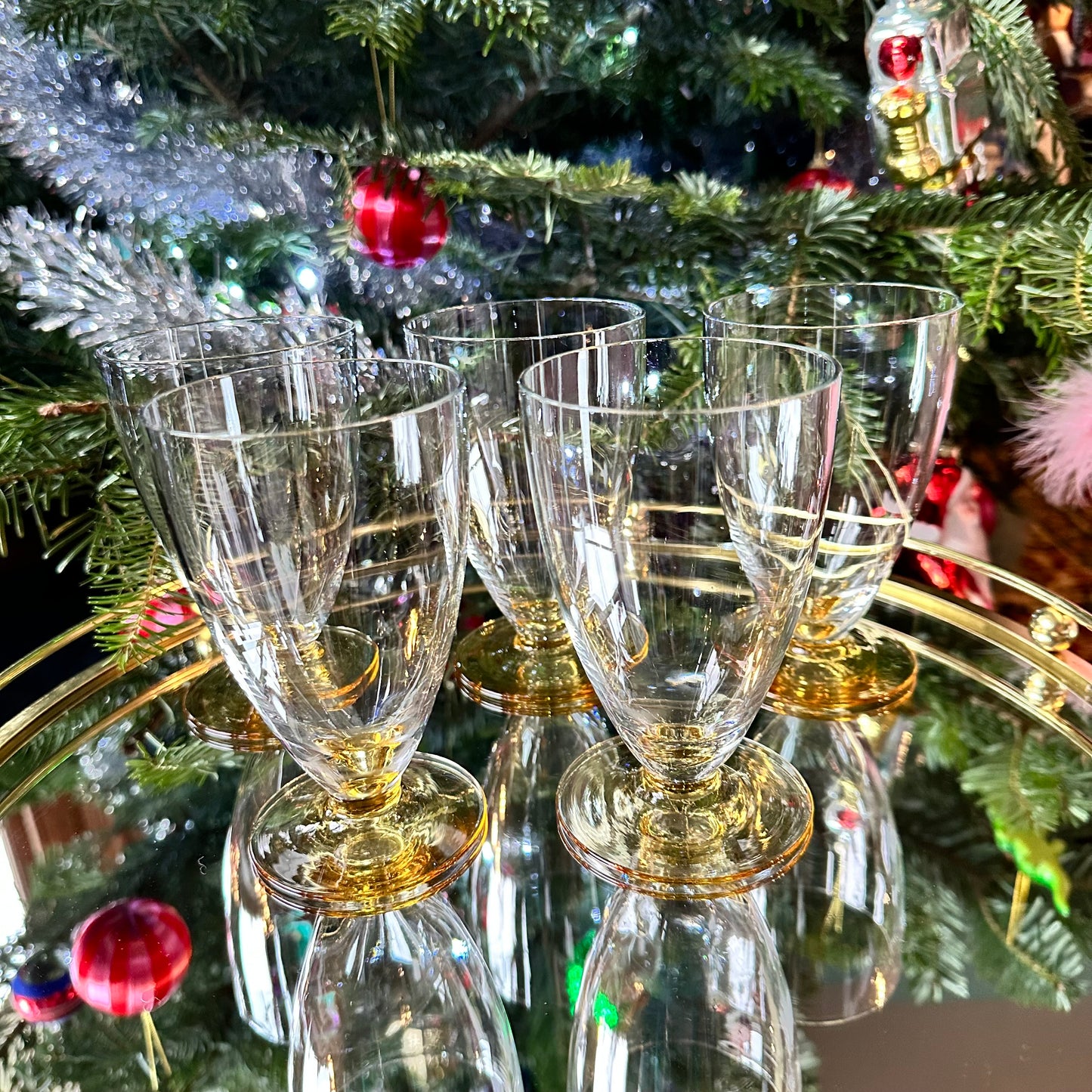 Yellow Amber Drinkware Set