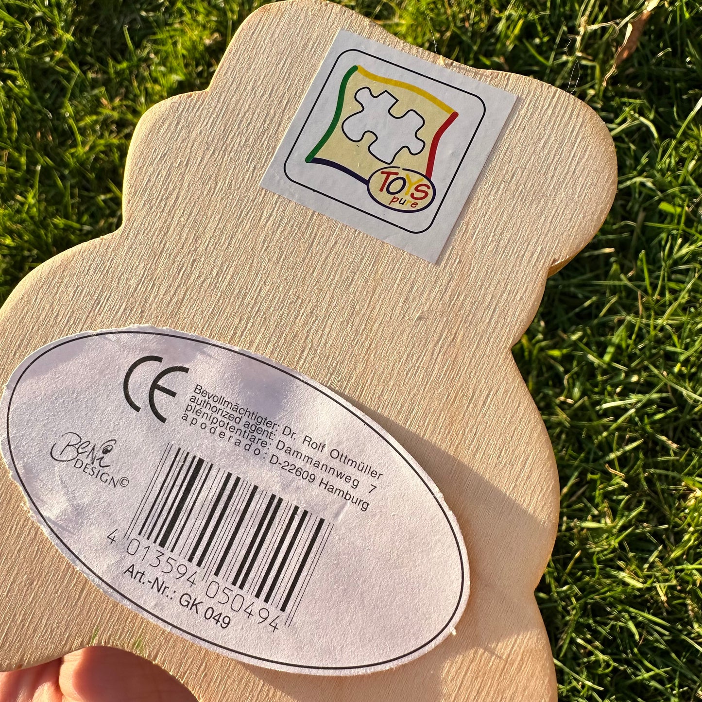 Colourful Wooden Bear Puzzle