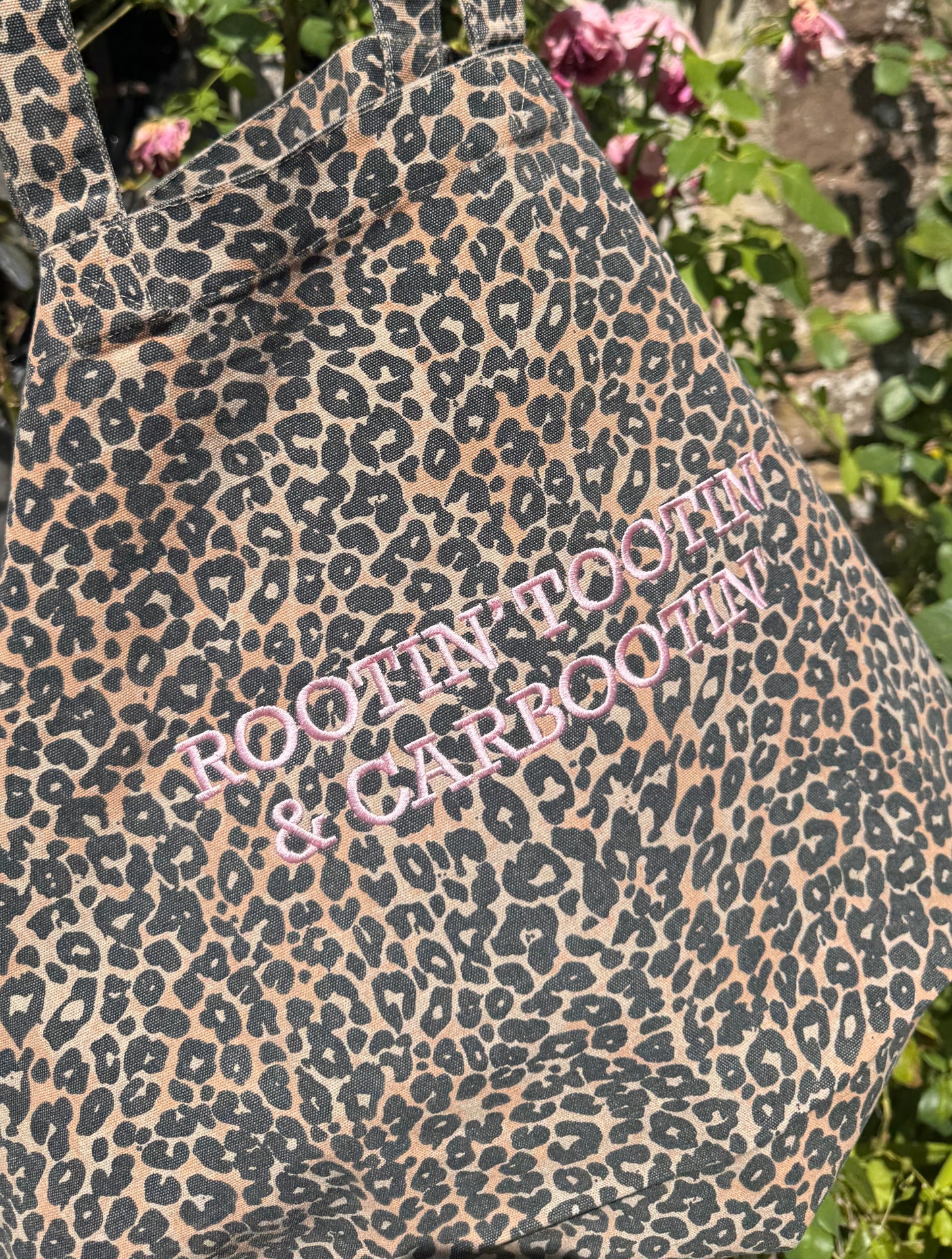 The 'Everything' Carbootin' Bag in Leopard & Baby Pink