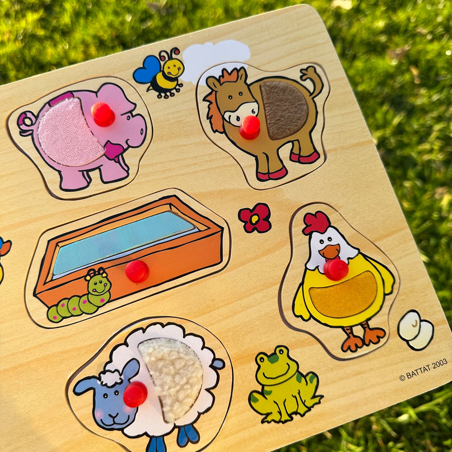Sensory Touch Wooden Vintage Puzzle