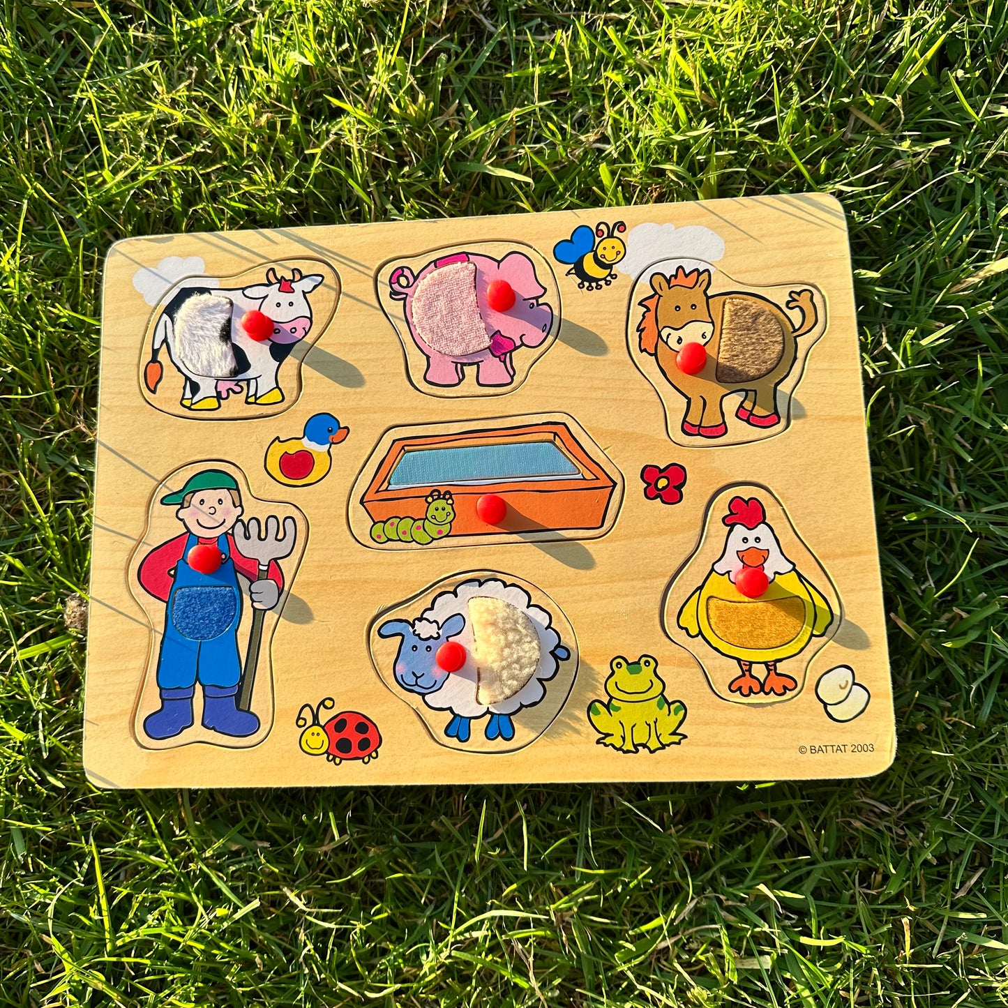 Sensory Touch Wooden Vintage Puzzle
