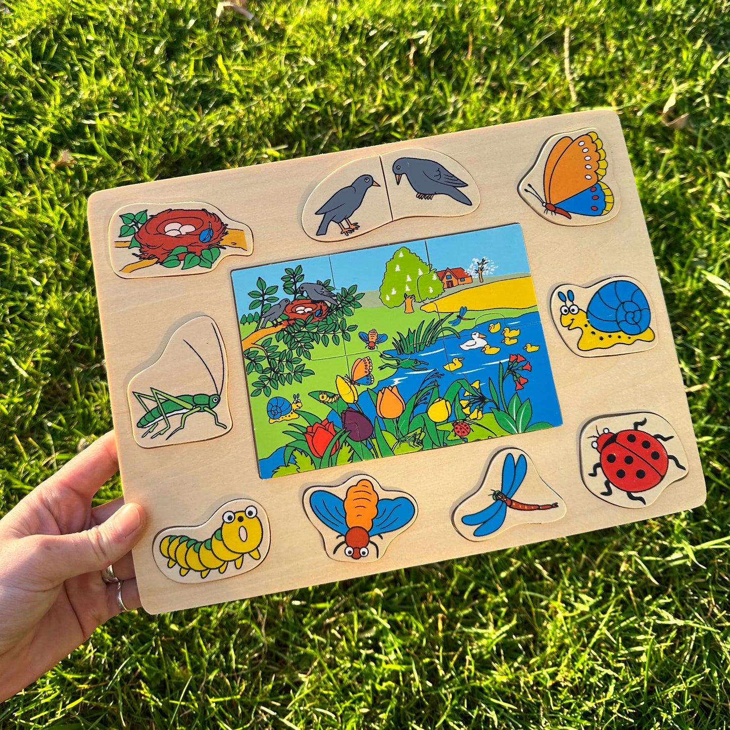 Wooden Pond Puzzle (Centre Puzzle)