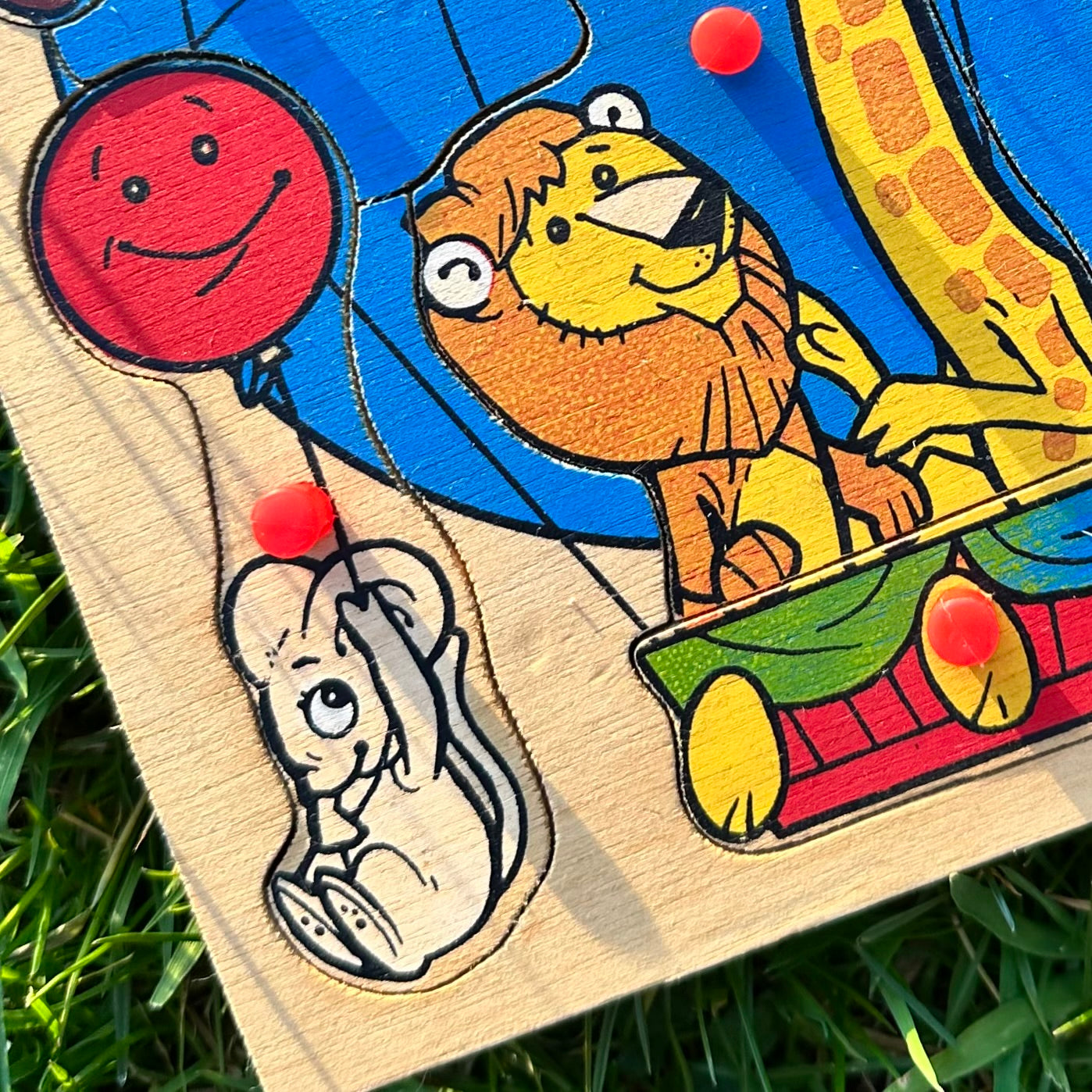 Hot Air Balloon Puzzle Rare