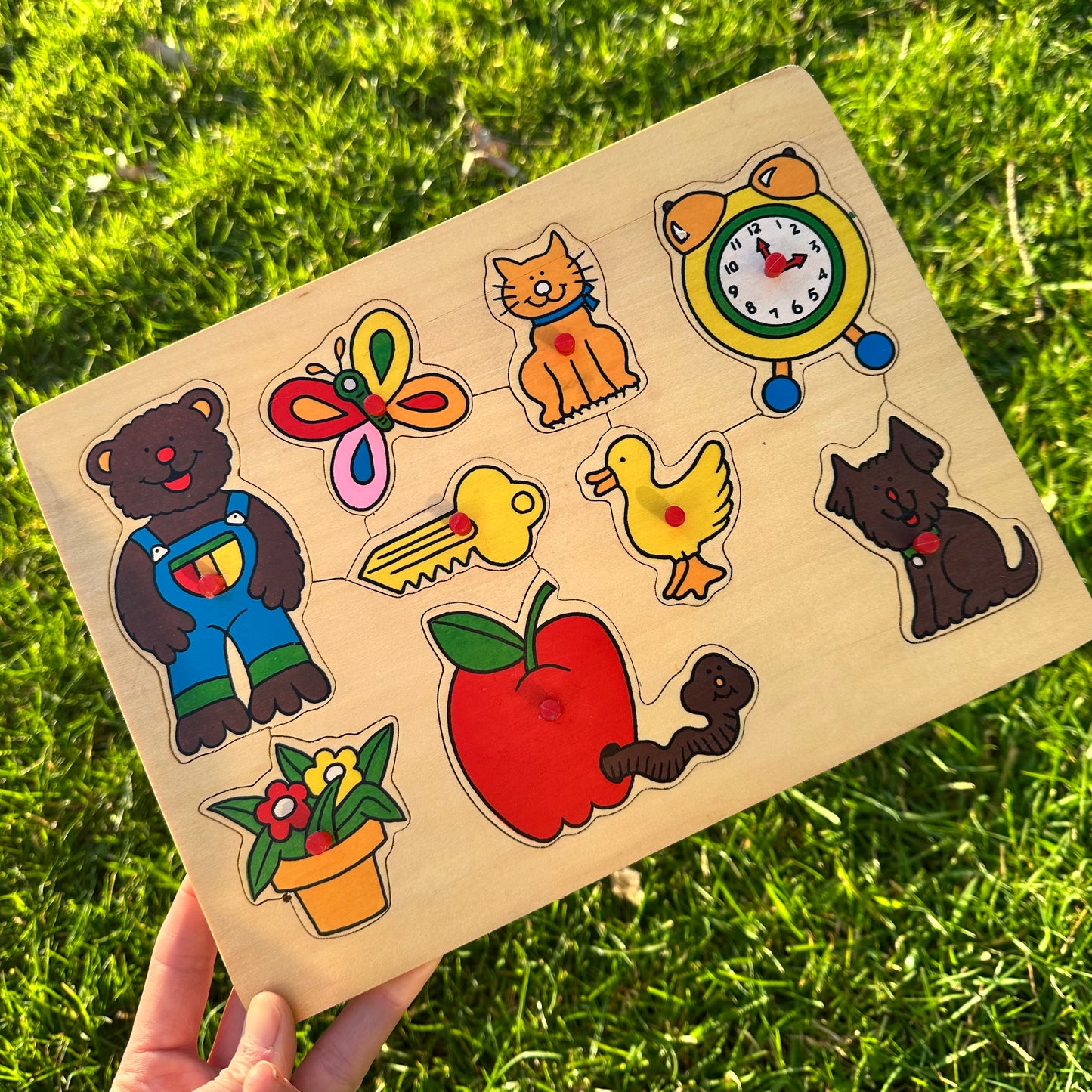 Vintage Objects Wooden Puzzle