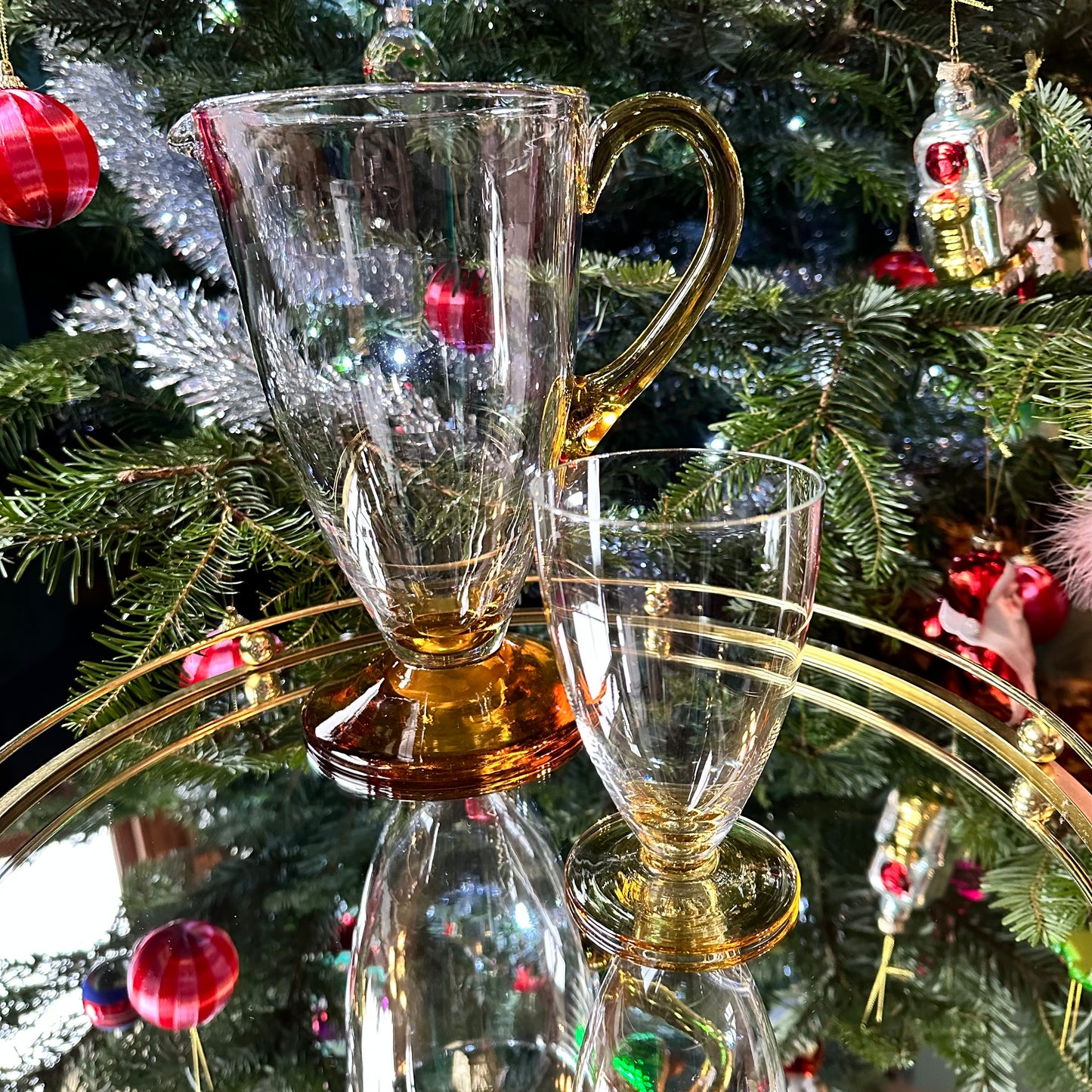 Yellow Amber Drinkware Set