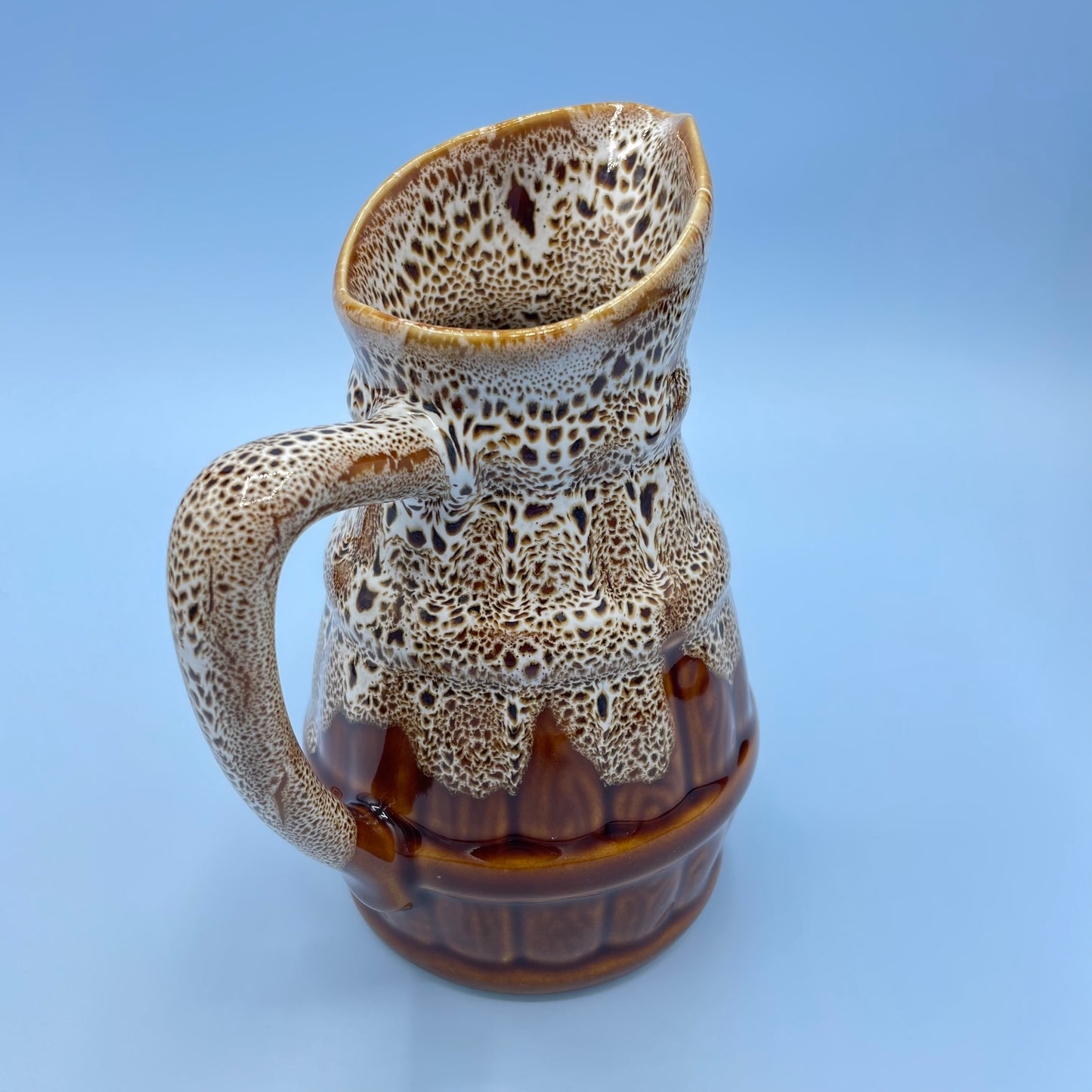 Honeycomb Glaze Jug