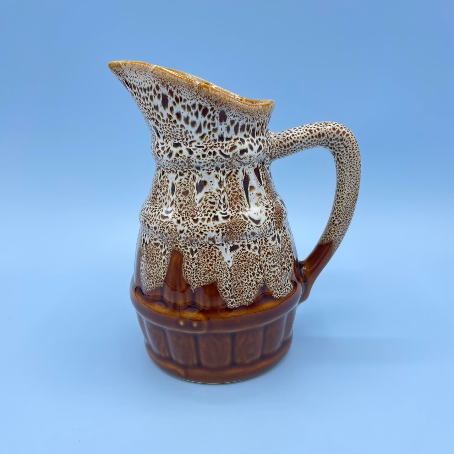 Honeycomb Glaze Jug
