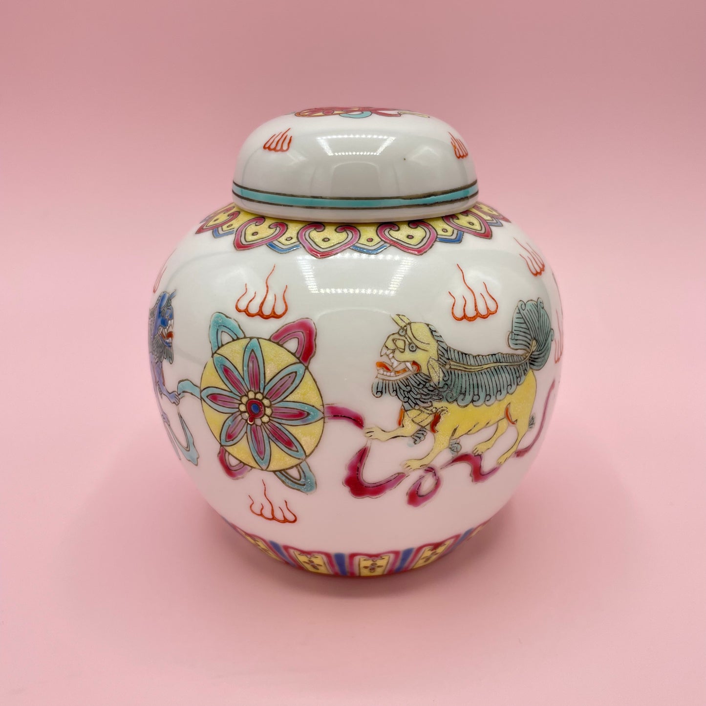 White Chinese Ginger Jar