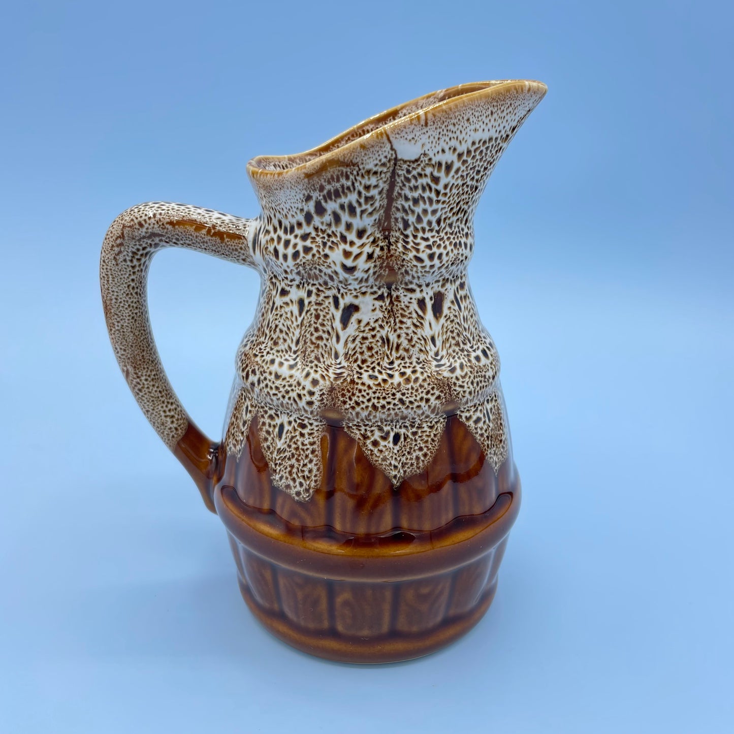 Honeycomb Glaze Jug