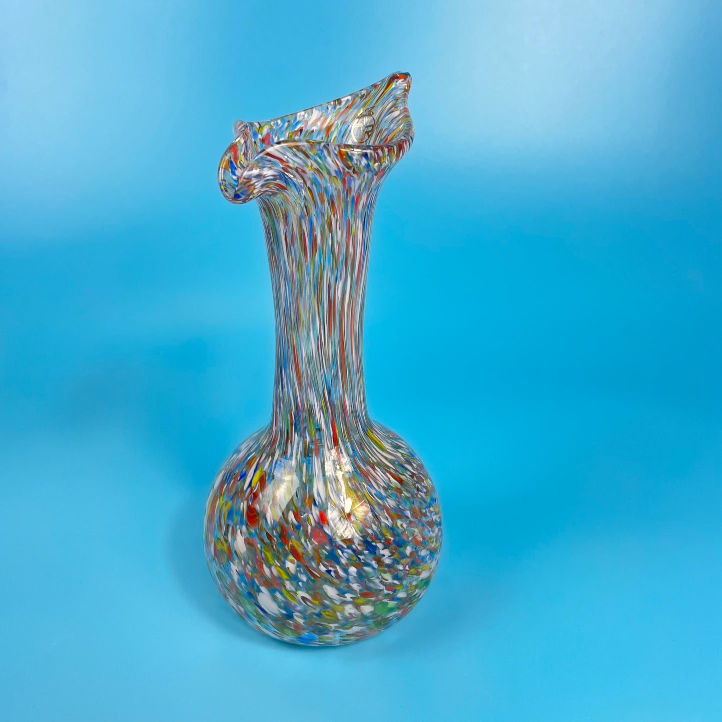 Spatter Style Carafe Vase