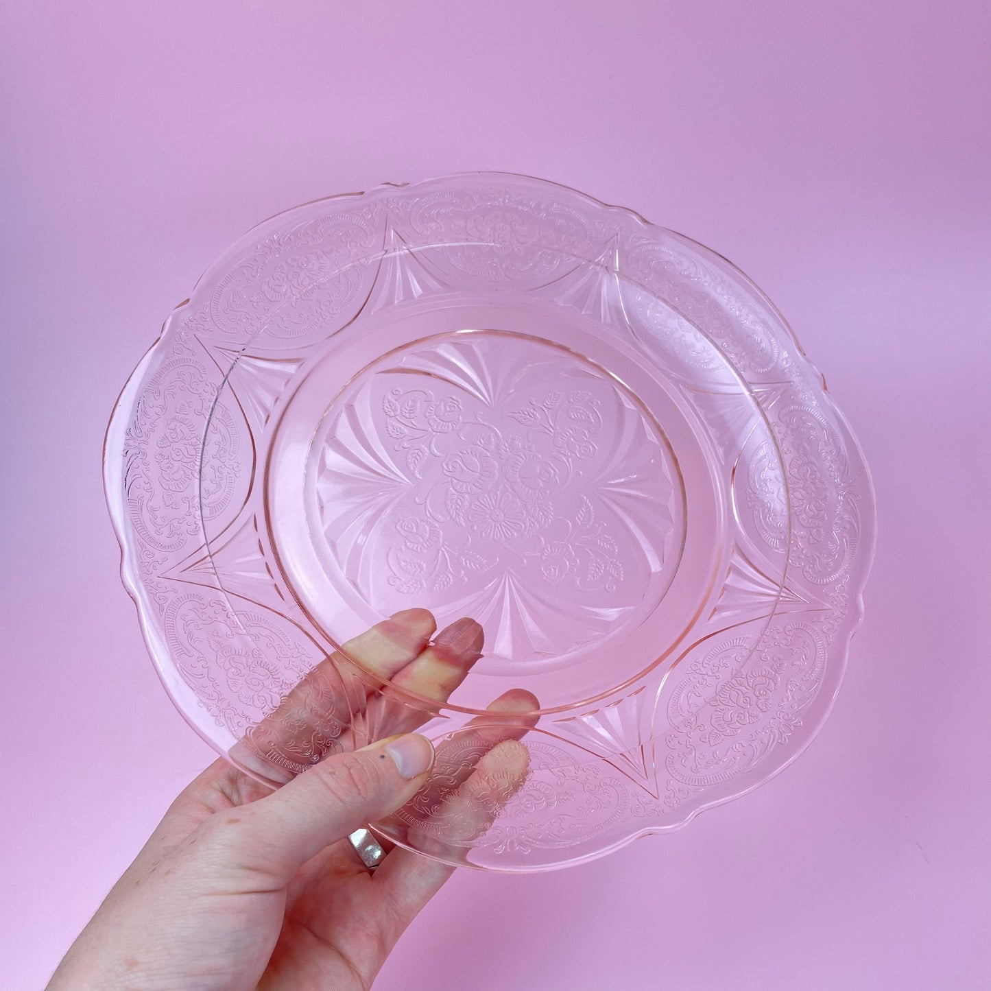 Hazel Atlas Royal Lace Large Plate (Single)