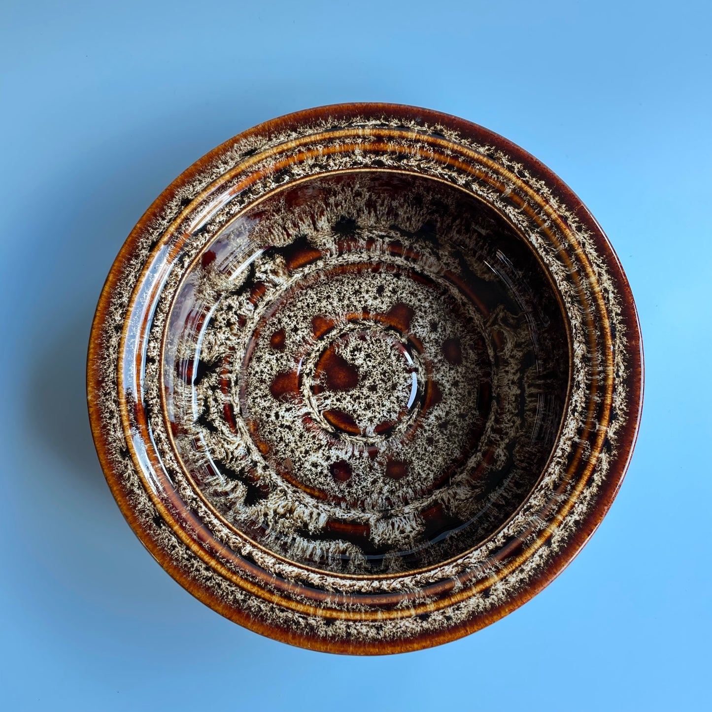 Brown Glaze Serving Casserole Dish