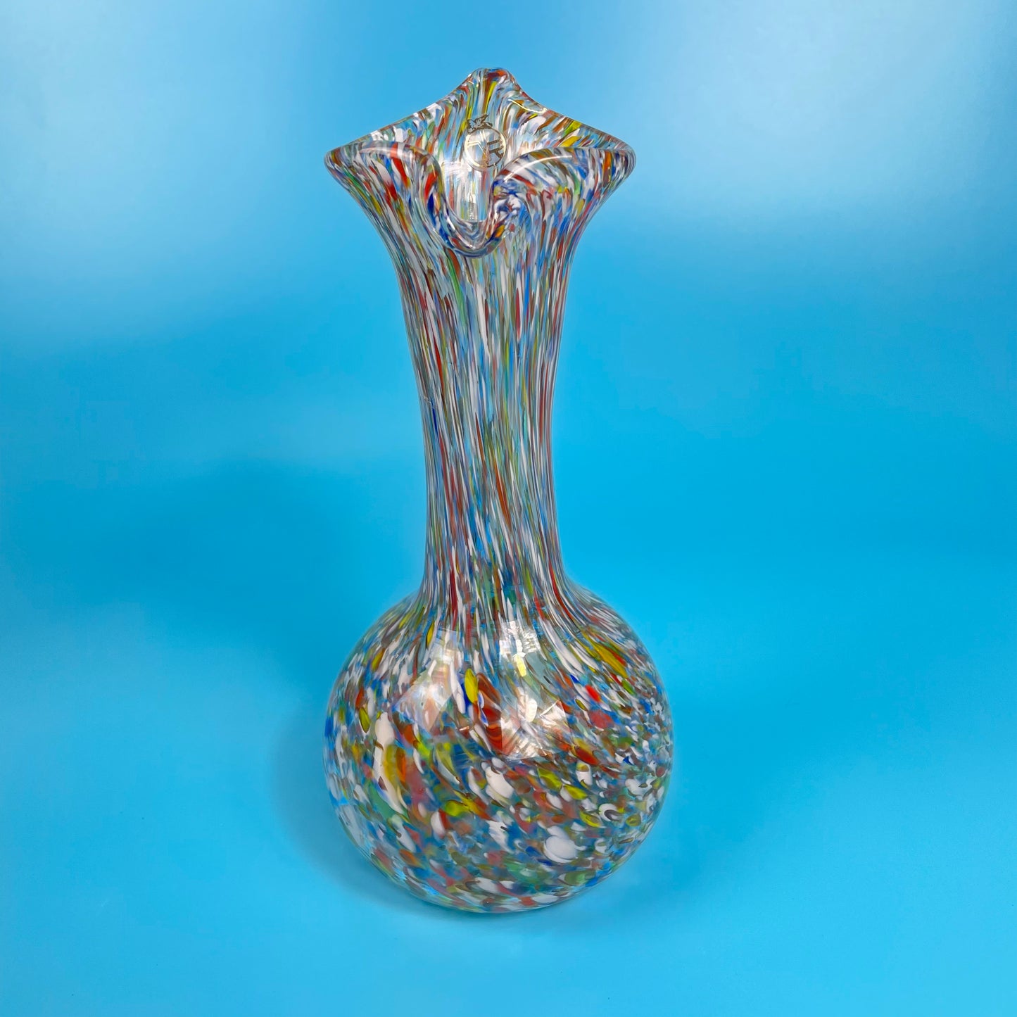 Spatter Style Carafe Vase