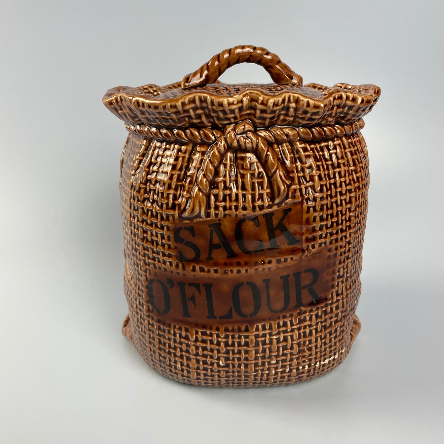 Sack Of Flour Jar Brown
