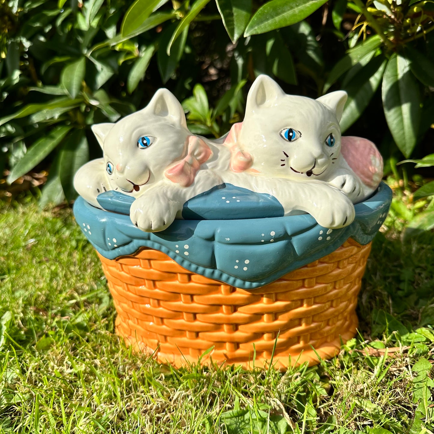 Kitsch Kittens Ceramic Storage Jar