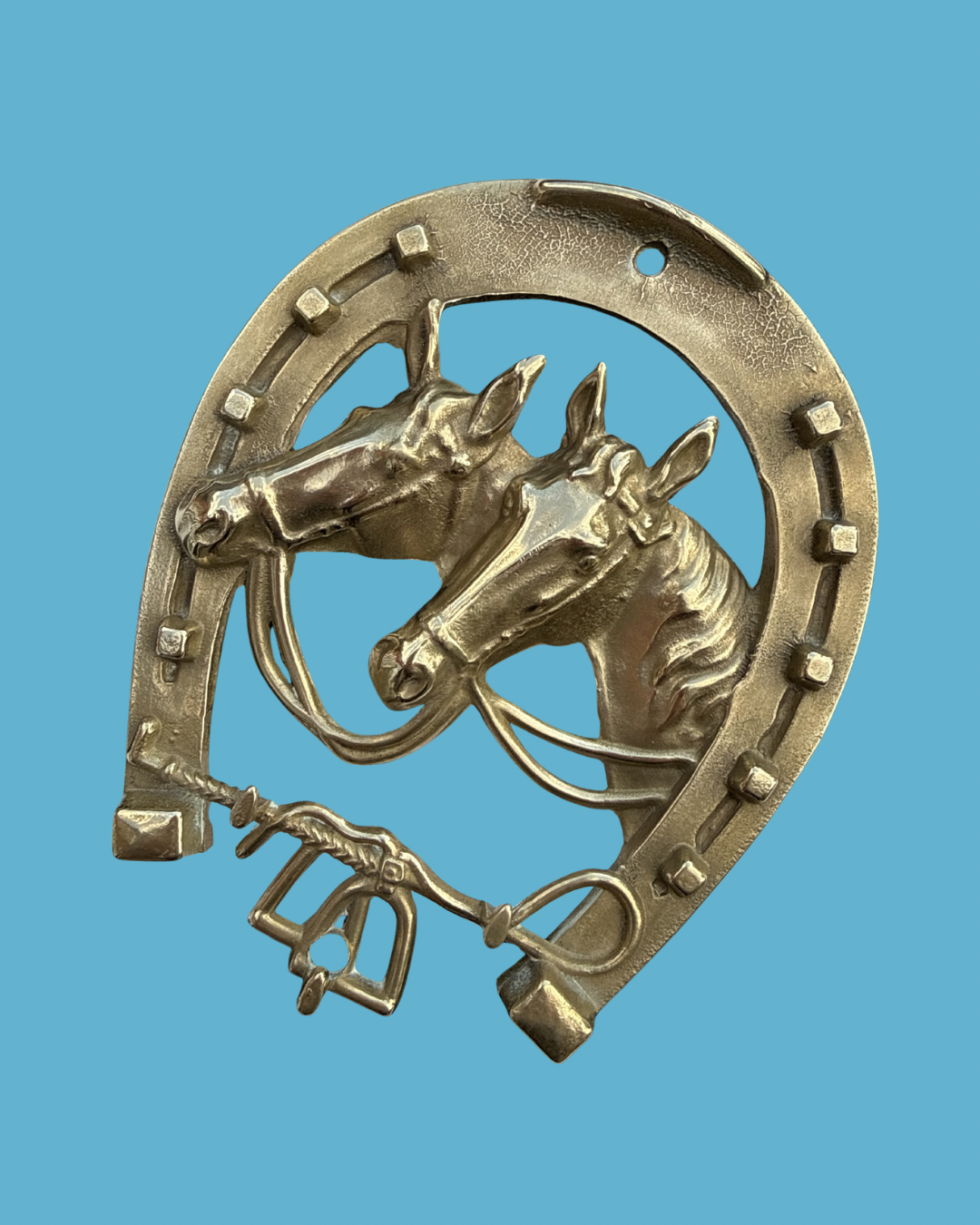 Brass Horseshoe Key Hooks Large