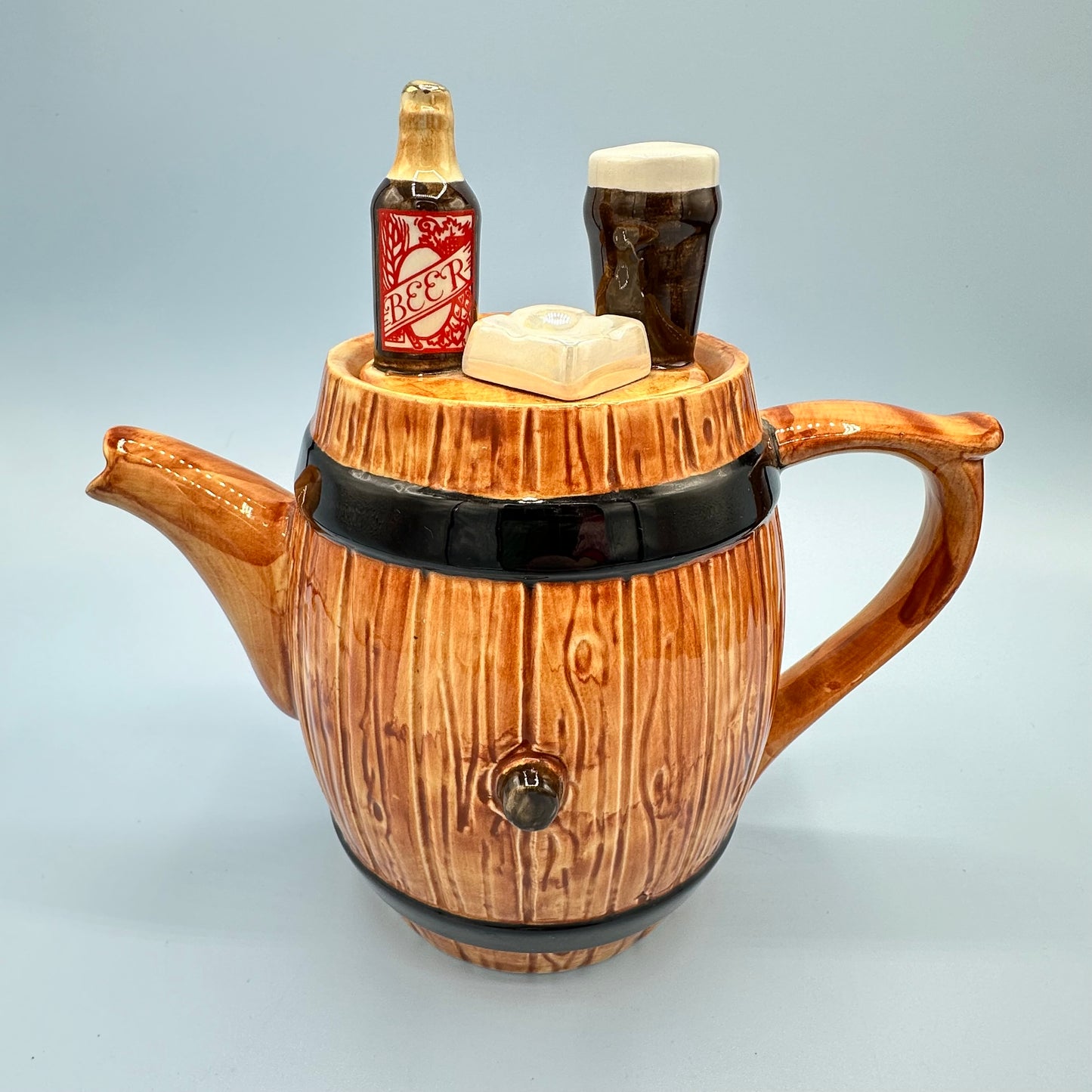 Beer Barrel Teapot