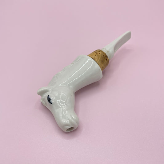 Ceramic Horse Head Pourer