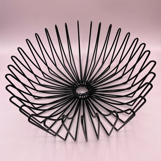 Black Wire Fruit Bowl