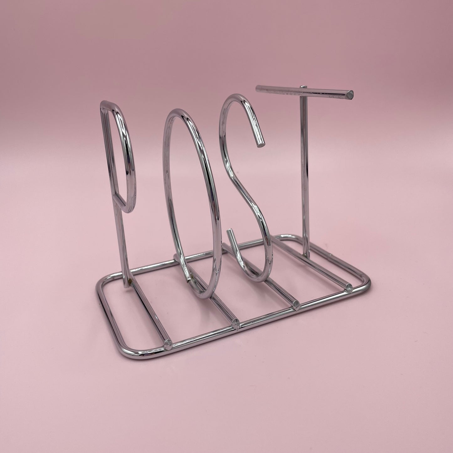 Post Rack Stainless Steel Novelty