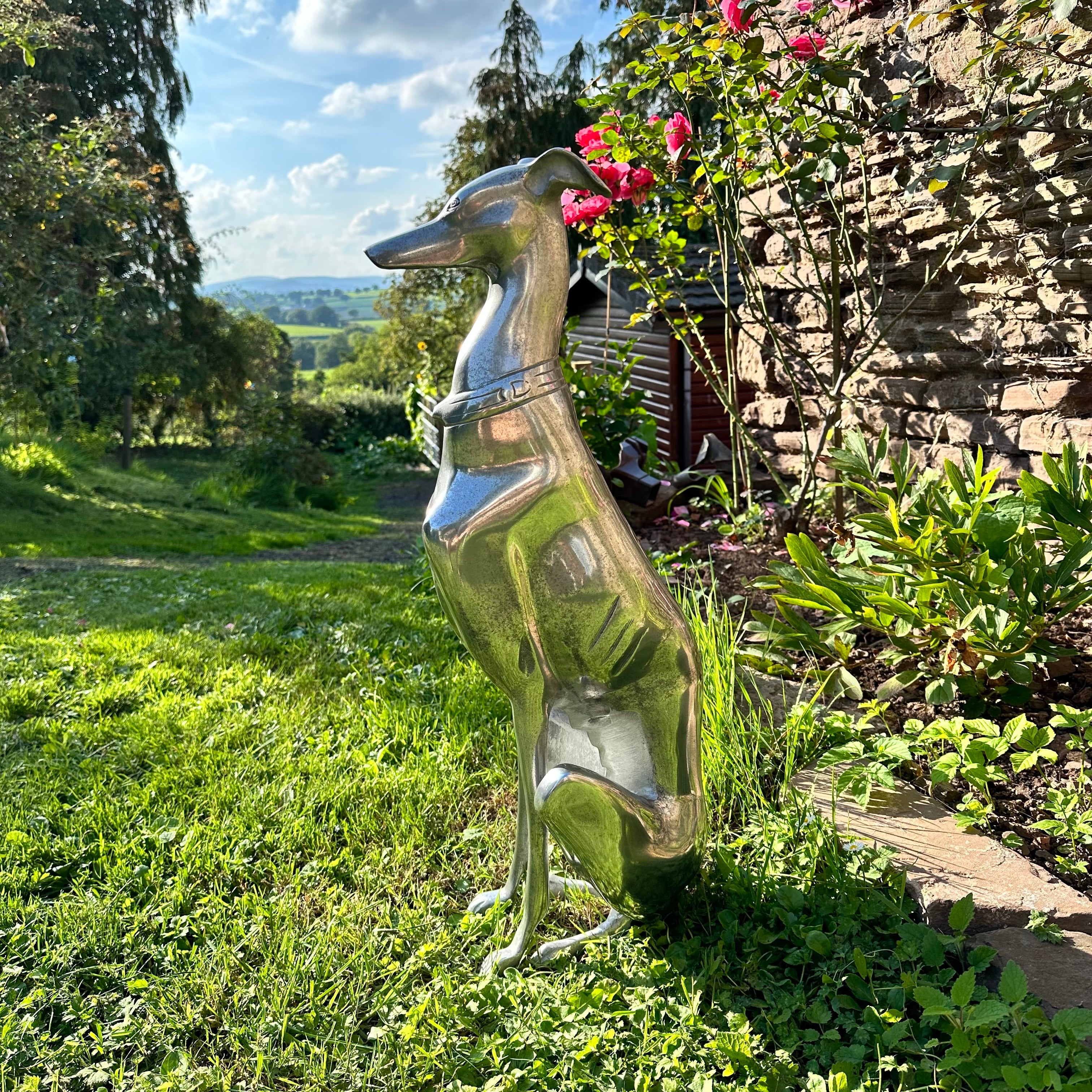 Greyhound figurine best sale