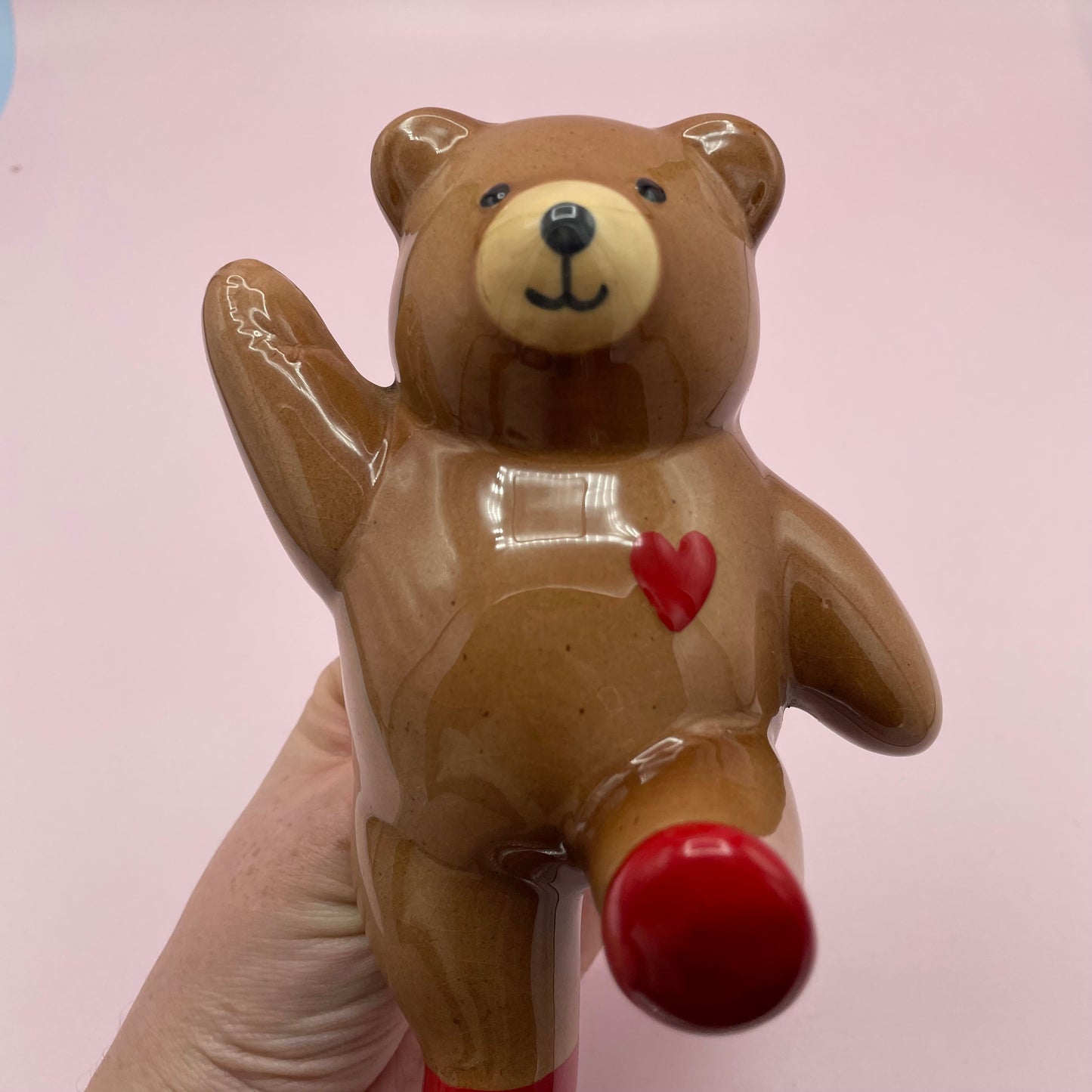 Ceramic Teddy Bear Hook