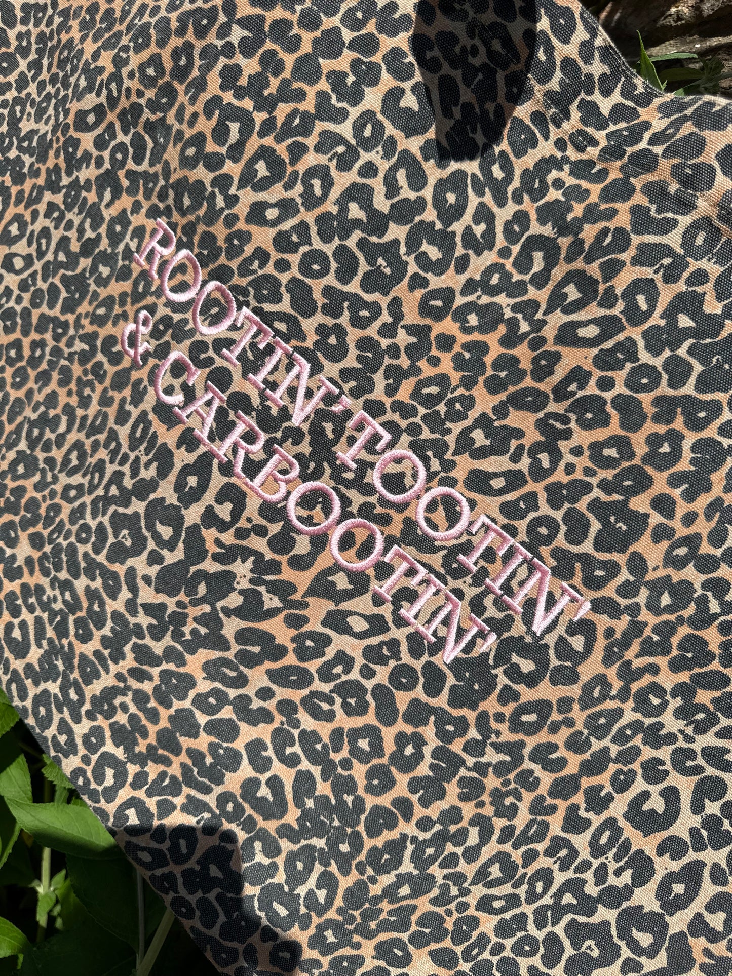The 'Everything' Carbootin' Bag in Leopard & Baby Pink