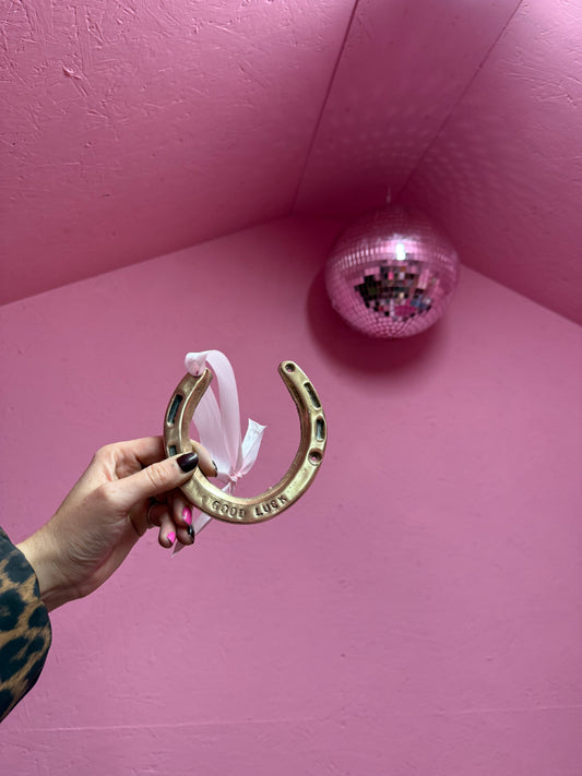Brass ‘Good Luck’ Horse Shoe