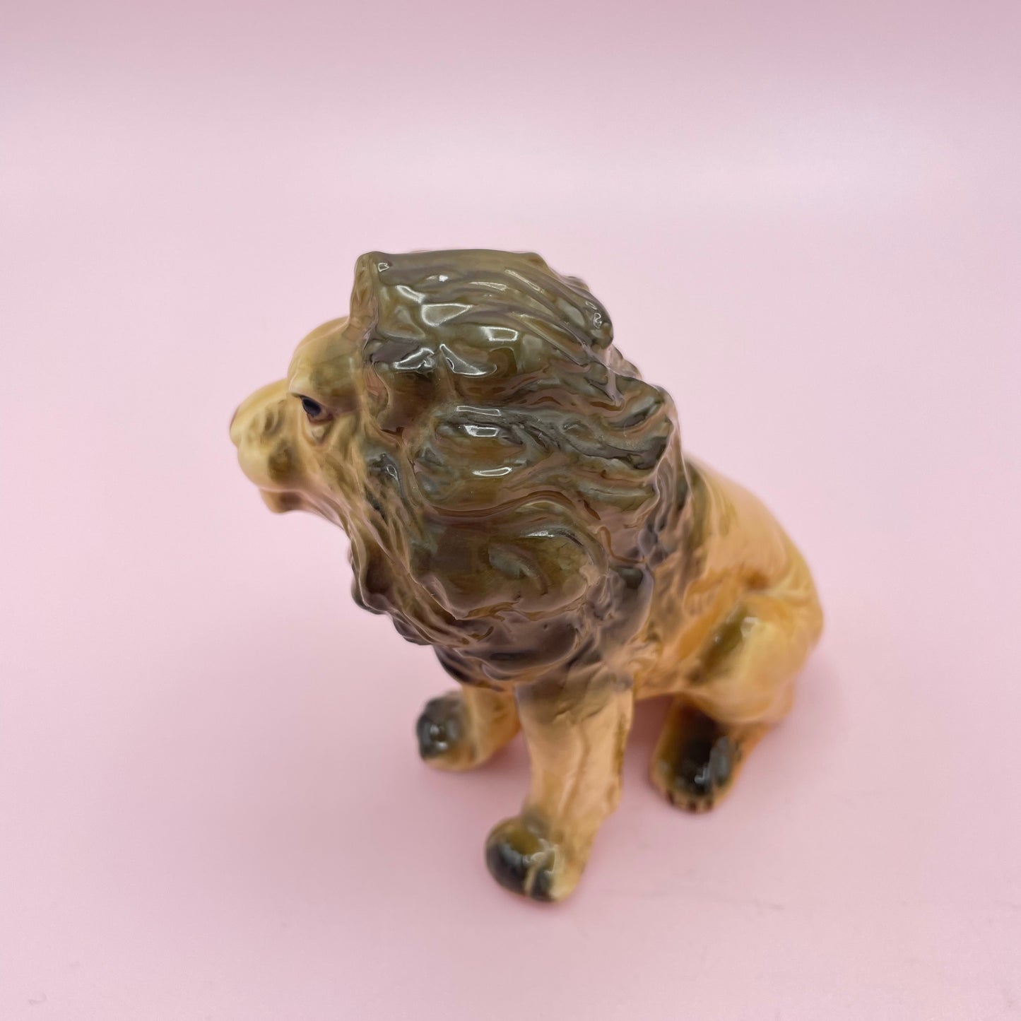 Ceramic Lion Figurine