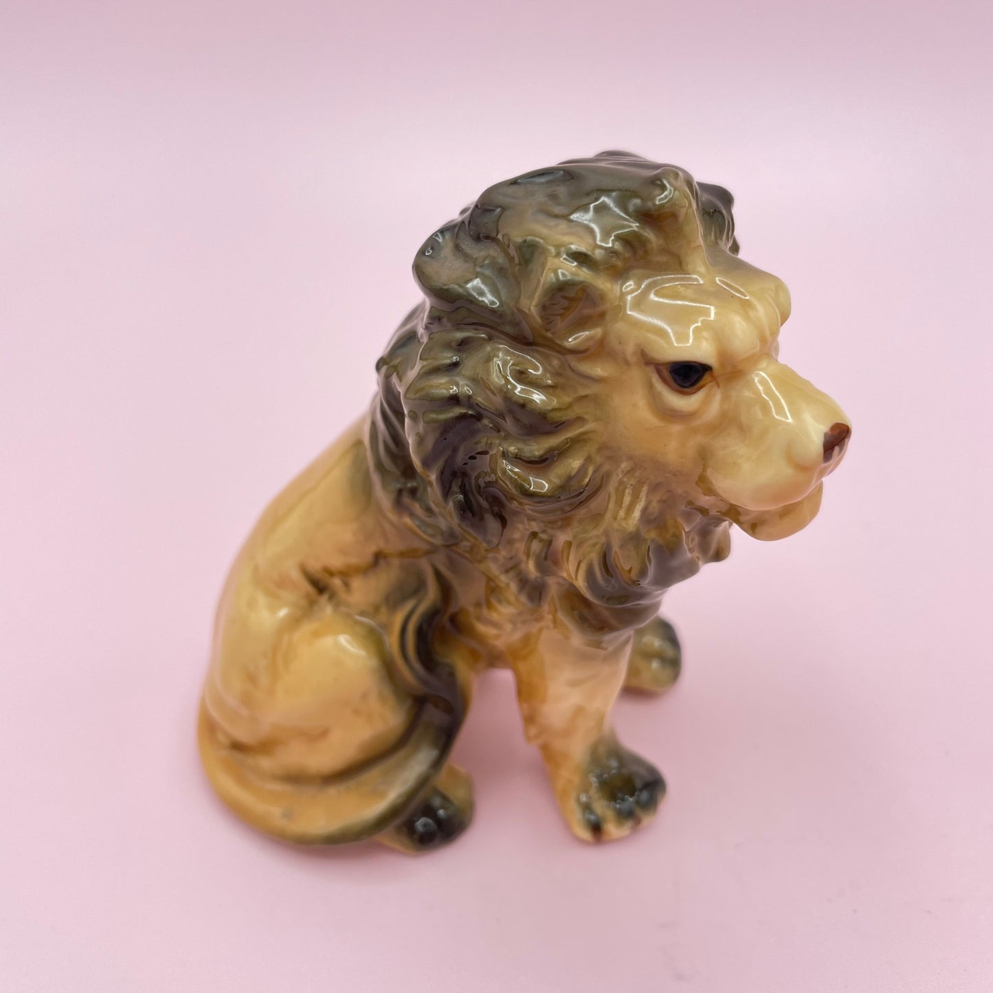 Ceramic Lion Figurine