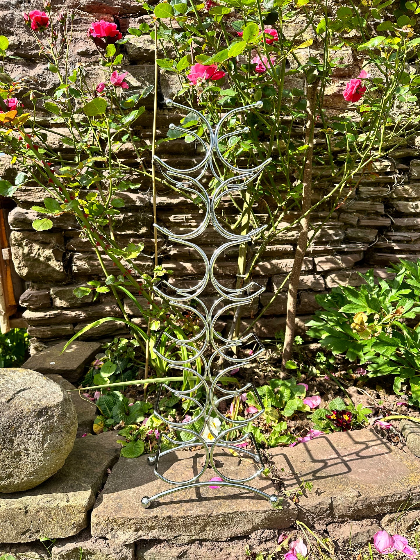 Wine Rack (12) Stainless Steel Tall