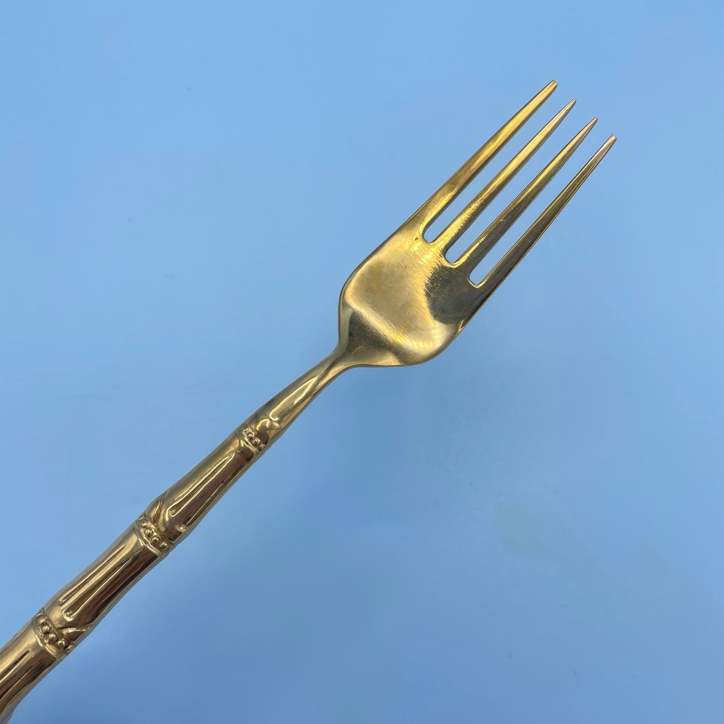 Brass Bamboo Cutlery Set