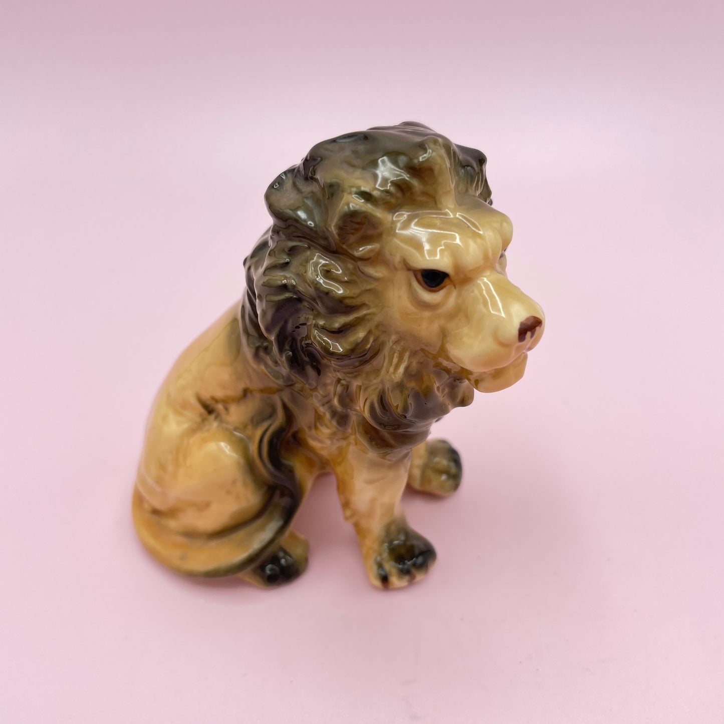 Ceramic Lion Figurine