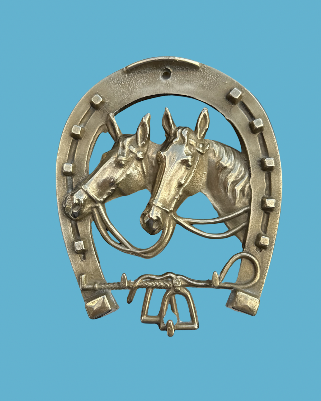 Brass Horseshoe Key Hooks Large