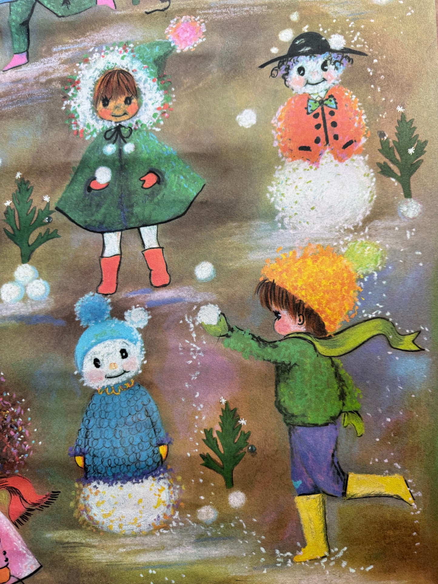 Vintage Christmas Wrapping Paper