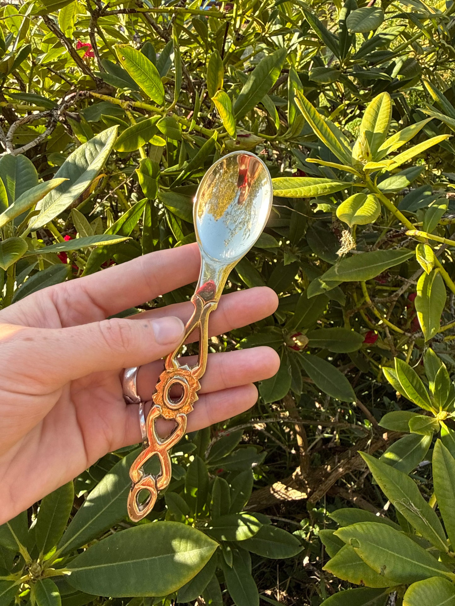 Brass Love Spoon Oval