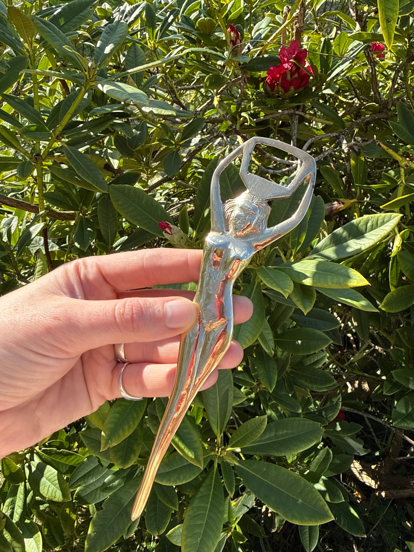 Brass Naked Lady Bottle Opener