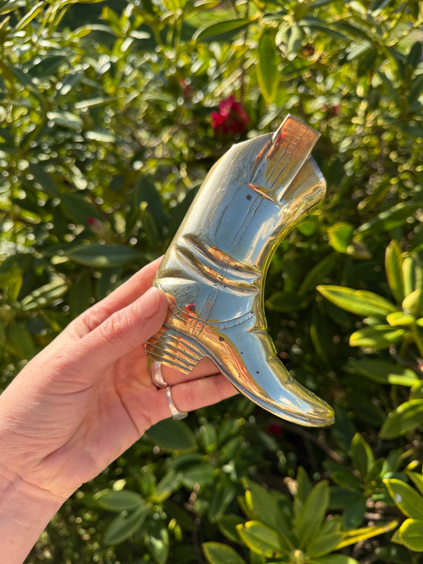 Brass Cowboy Boot Small