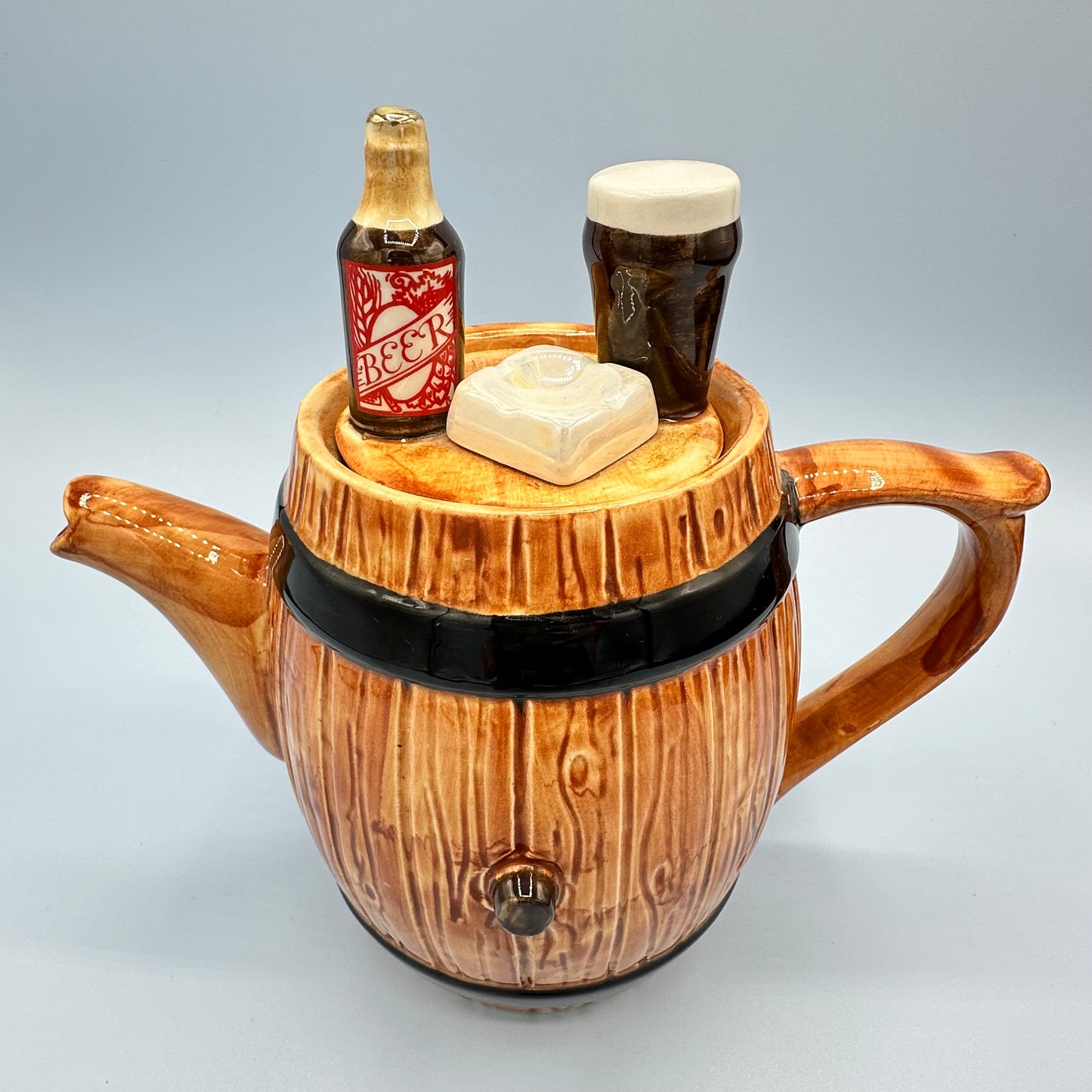 Beer Barrel Teapot