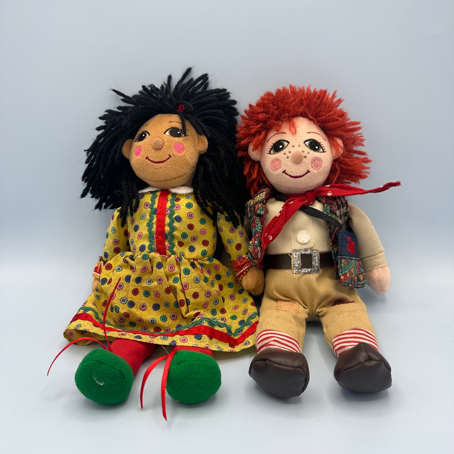 Rosie & Jim Fabric Rag Dolls