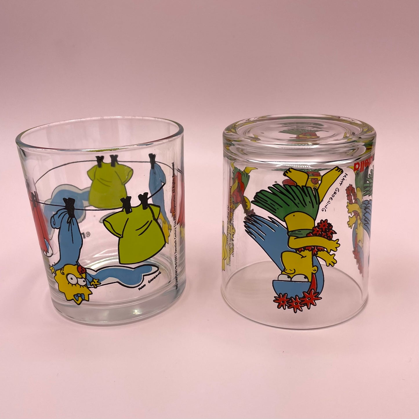 Simpsons Nutella Glasses x2