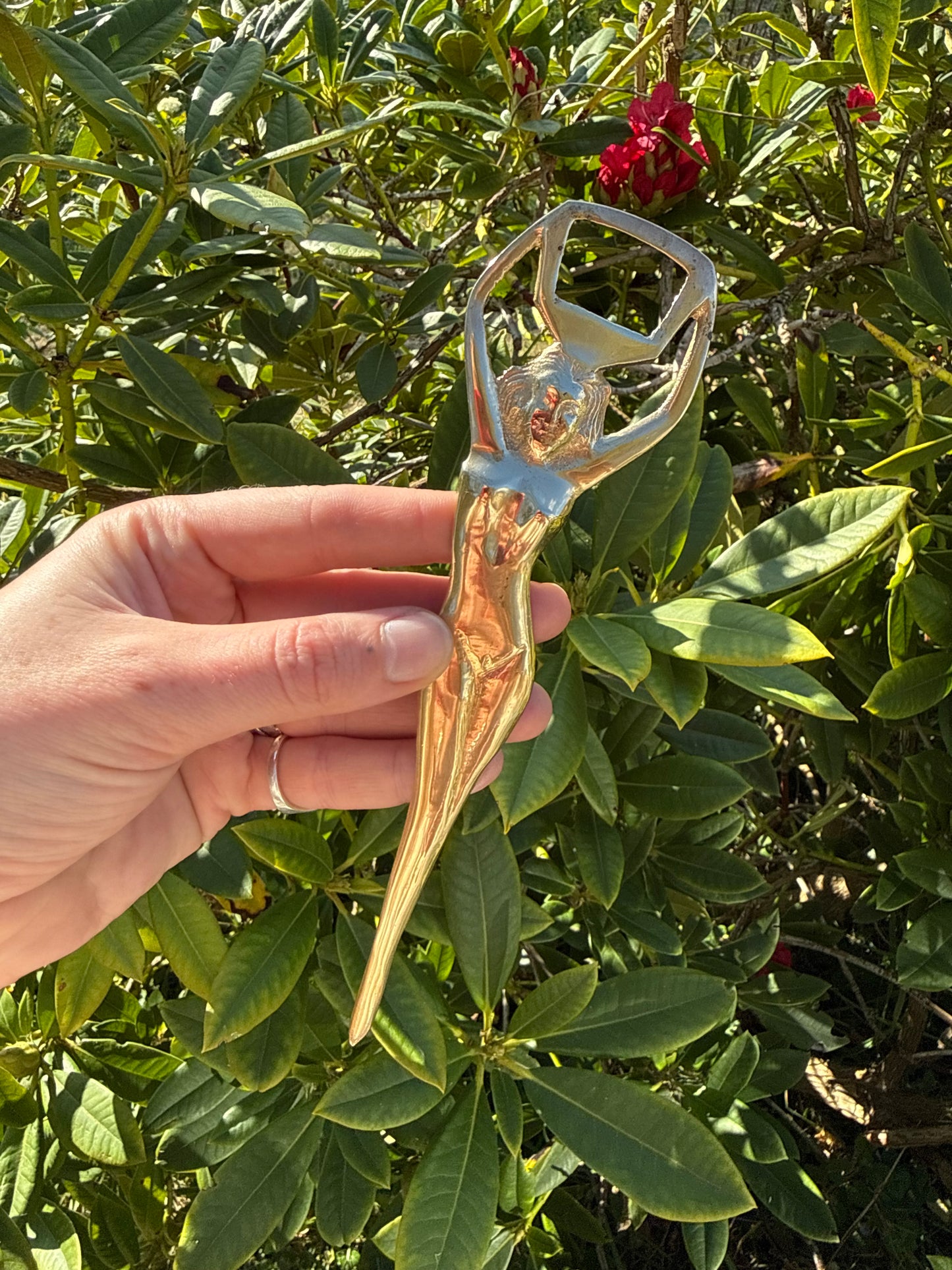 Brass Naked Lady Bottle Opener