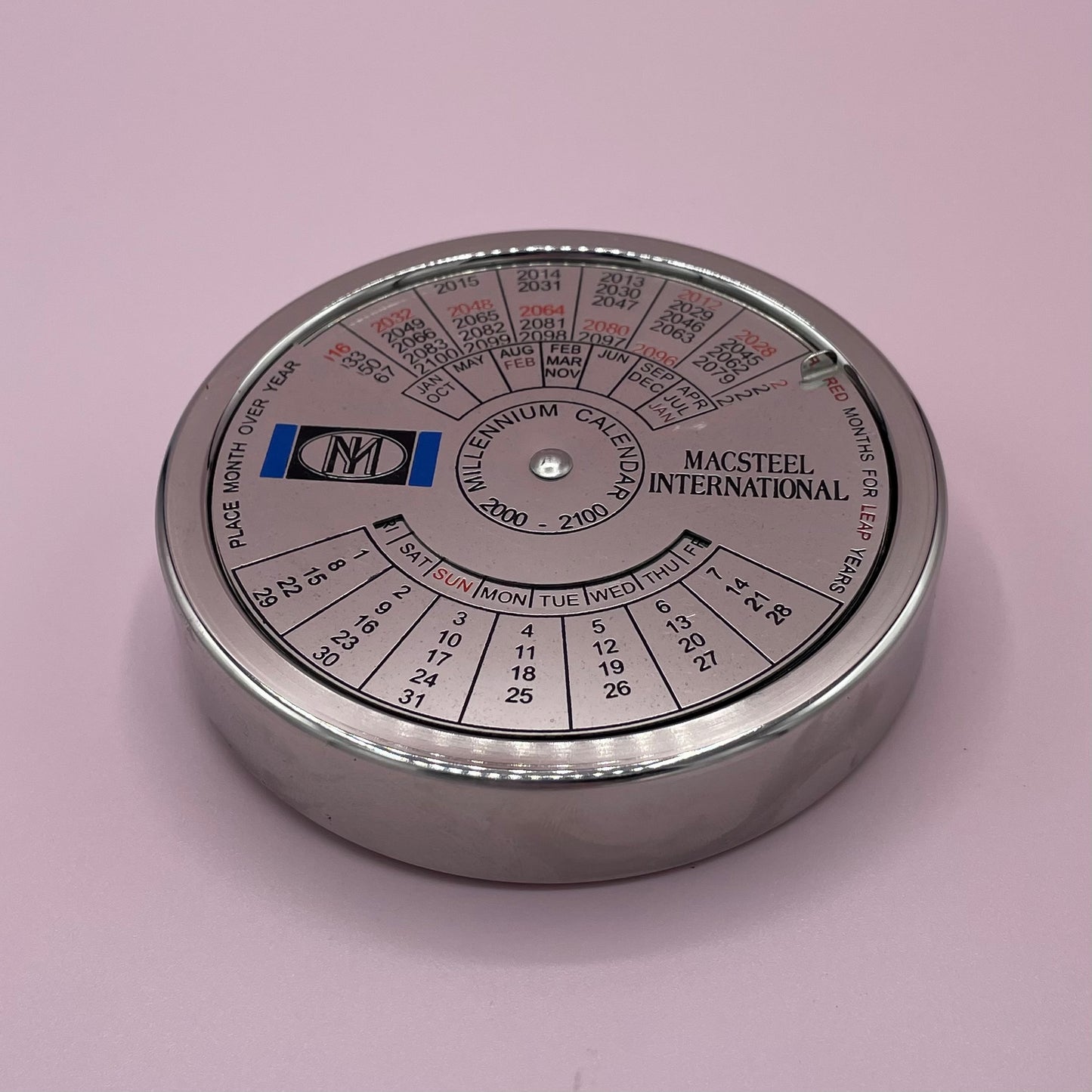 Perpetual Millenium Calendar 2000-2100