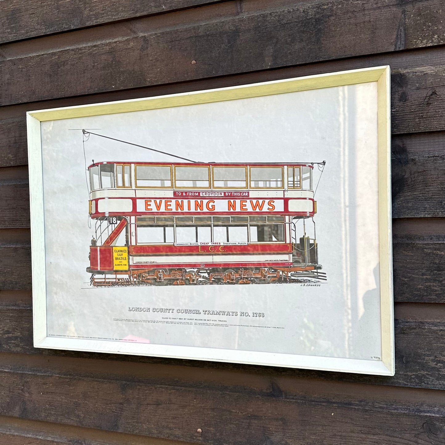 Croydon Lithograph Framed