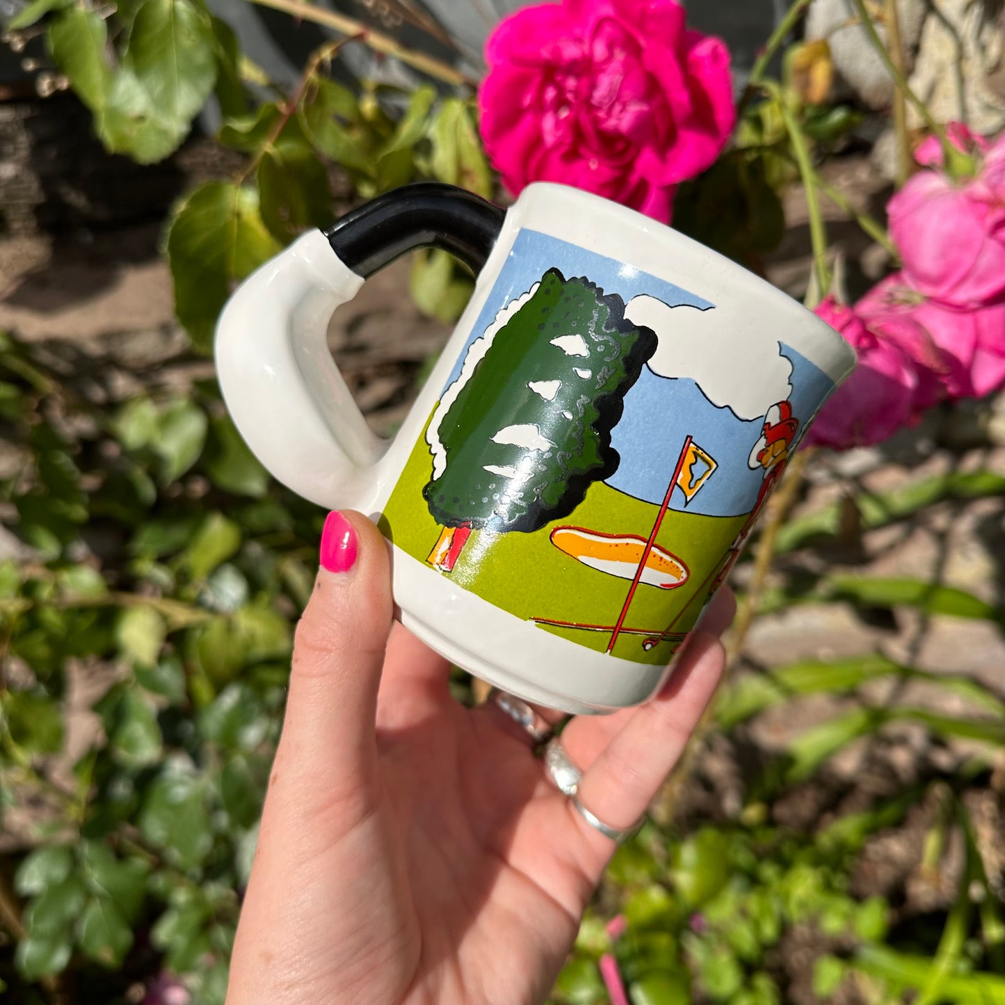 Vintage Novelty Golf Mug